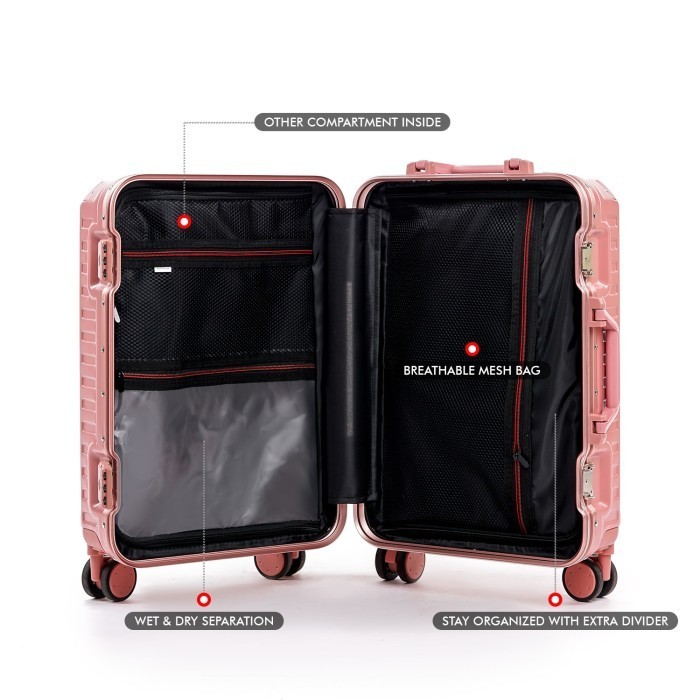 18-28" Koper Cabin Koper Bagasi Koper Import Suitcase Luggage A006