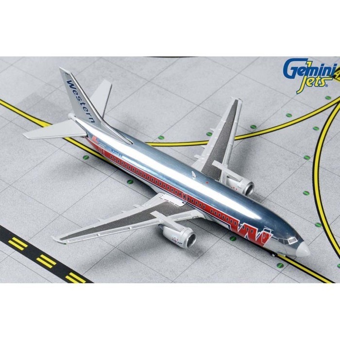 Gemini Jets Western Airlines Boeing 737-300 Polished Final Livery Termurah Terlaris Promo