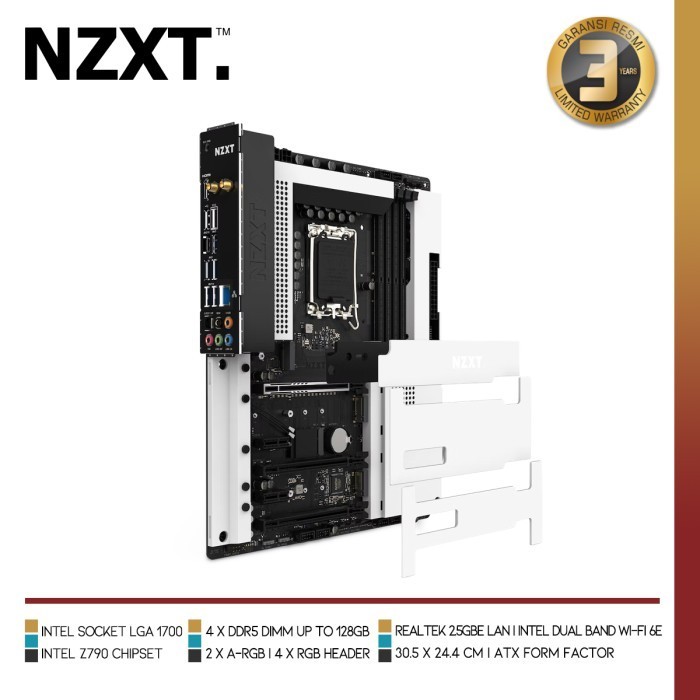 Nzxt N7 Z790 Intel Z790 Lga 1700 Ddr5 Atx