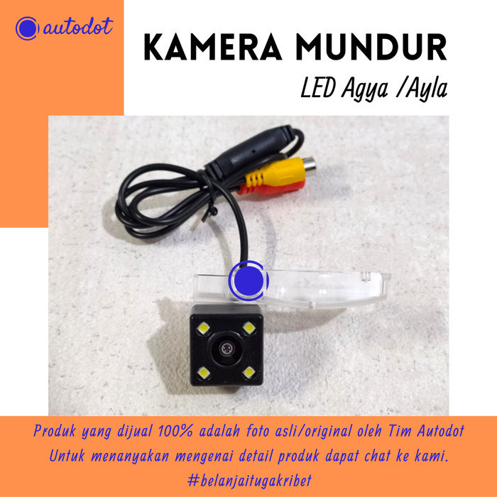 Kamera Mundur Agya / Kamera Parkir Mobil OEM Toyota Agya Daihatsu Ayla