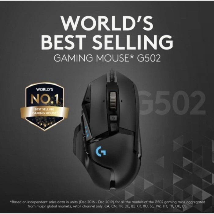 Logitech G502 Hero / Mouse Logitech G 502 Hero Original Garansi Resmi