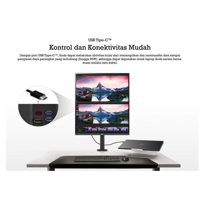 Lg Dualup 28Mq780-B 28" 16:18 Sdqhd Nano Ips Monitor Freesync Hdr10