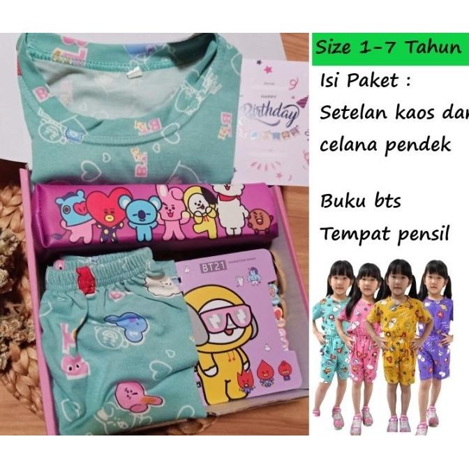 HAMPERS ULTAH BTS KADO ULANG TAHUN ANAK PEREMPUAN 5-10 TAHUN