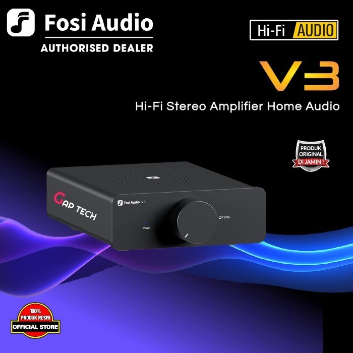 Fosi Audio V3 / V 3 Hi-Fi Stereo Amplifier Home Audio Termurah Terlaris Promo