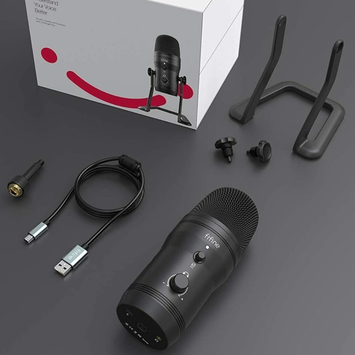 Multi Pattern Usb Condenser Mic Fifine K690 Podcast Asmr Zoom