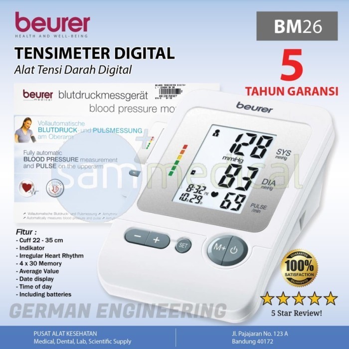 Beurer Tensimeter Digital Bm 26 Bm 28 Bm 55 Tensi Darah Bergaransi Termurah Terlaris Promo