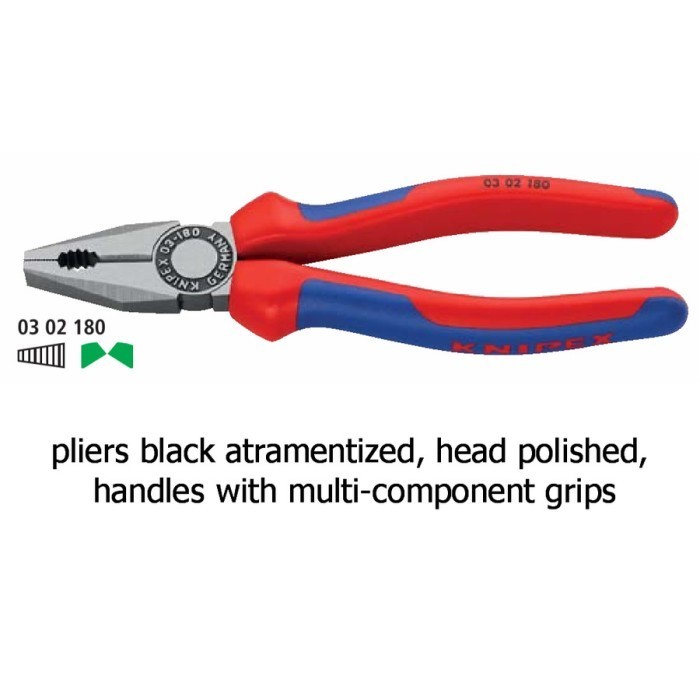Knipex Tang Kombinasi Combination Pliers 03 02 180