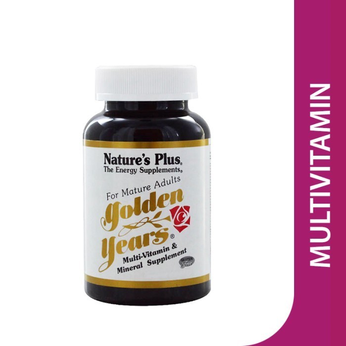 Natures Plus Golden Years 90 Tab / Vitamin Orang Tua / Suplemen