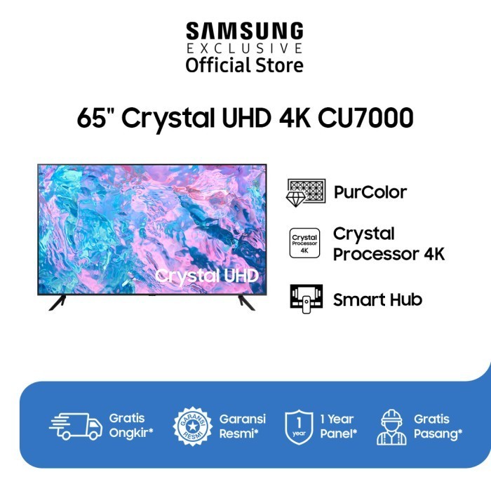 Samsung Crystal Uhd 4K Smart Tv Cu7000