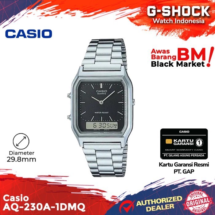 Casio General Aq-230A-1Dmq Aq-230A Aq-230 Aq230A Aq 230A
