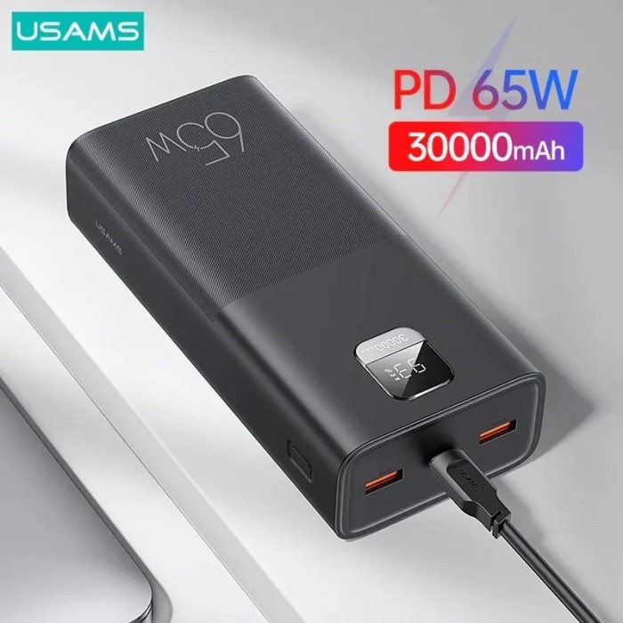 Baseus 65W Power Bank 30000Mah Pd Quick Charging For Smartphone Laptop