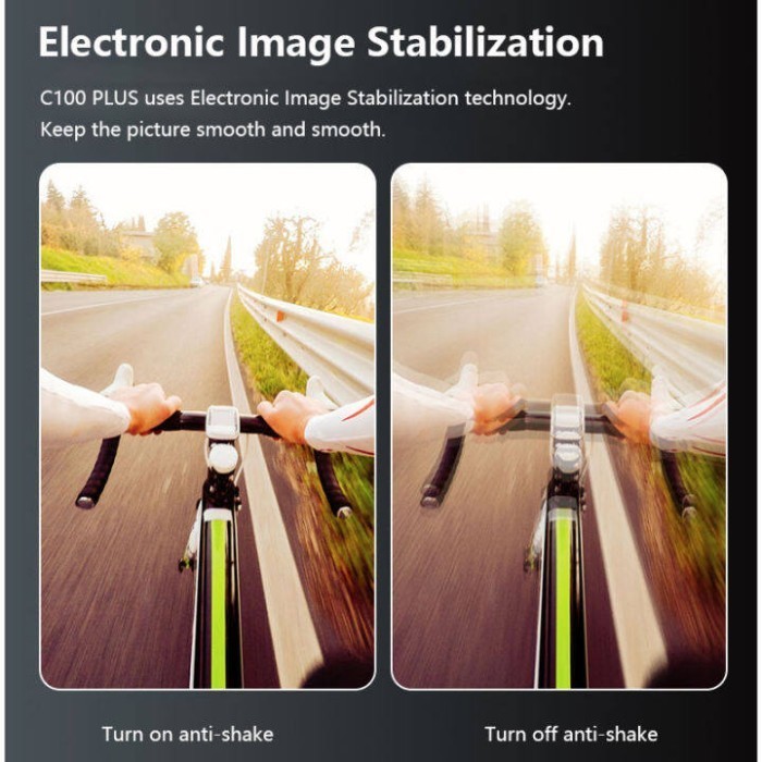 Sjcam C100 Plus Body Cam Thumb Magnetic Mini Camera Tongsis