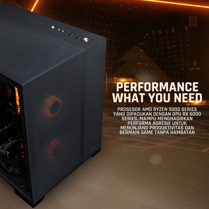 Imba Amd Pc Ryzen 7 5700X Rx 6700 Xt 16Gb Rakitan Gaming Pc