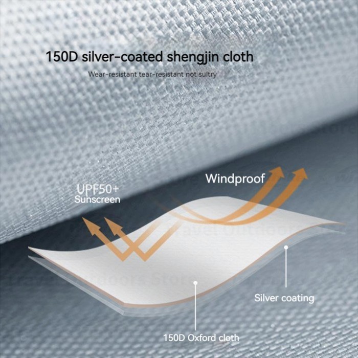 Naturehike Tenda Canopy Camping Nh22Zp009 Canopy Sunrise With Pole