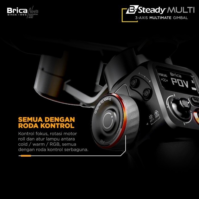 Brica B-Steady Multimate 3-Axis Gimbal Stabilizer - Bsteady Multi