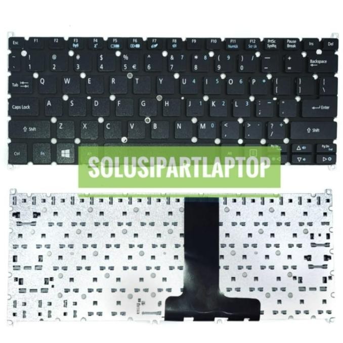 Keyboard Acer Es1-132 Sp111-33-C3E4 Spin 1 Sp111-33 Black