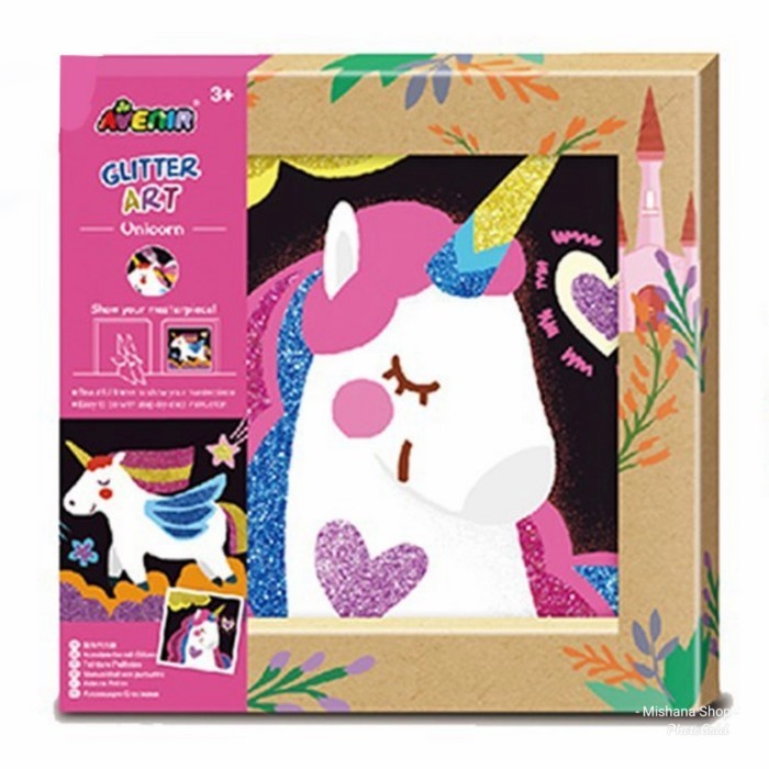 

Avenir Glitter Art Unicorn Ocean Mainan Kreatif Ketrampilan Anak