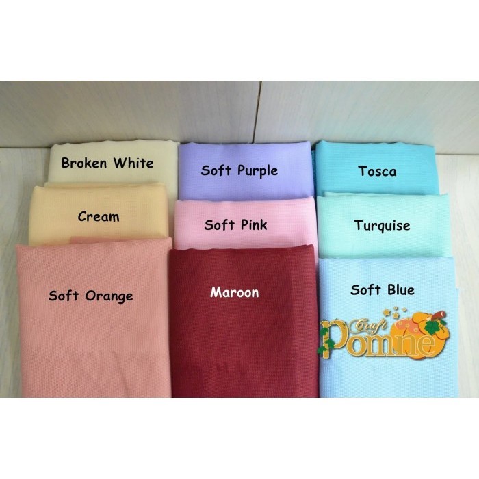 

Kain Kristik Cross Stitch, Warna Warni 14 Ct 1M