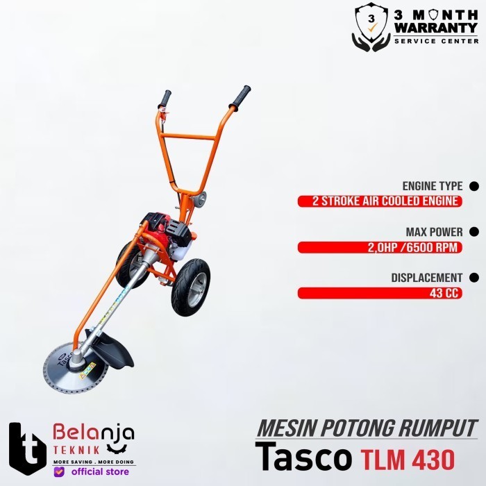 Tasco Mesin Potong Rumput Dorong Tlm 430 Lawn Mower Tlm430