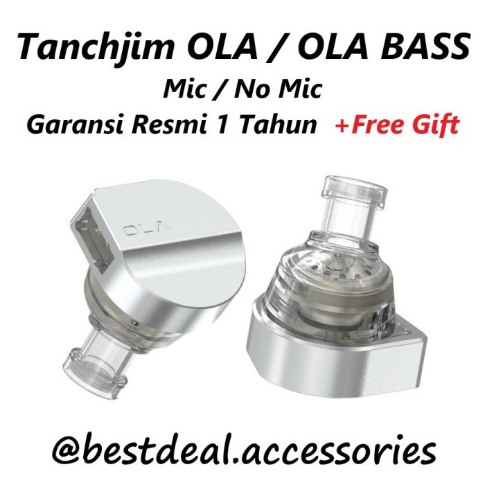 Tanchjim Ola Mic / No Mic 4Th Gen Dmt Dynamic Driver In Ear Earphone - No Mic