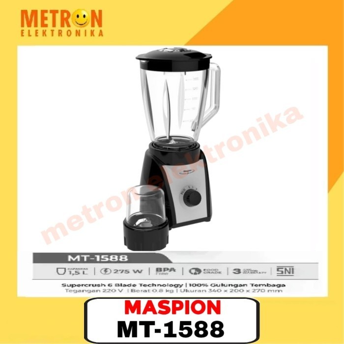 Maspion Mt-1588 Blender Kaca / Mt1588