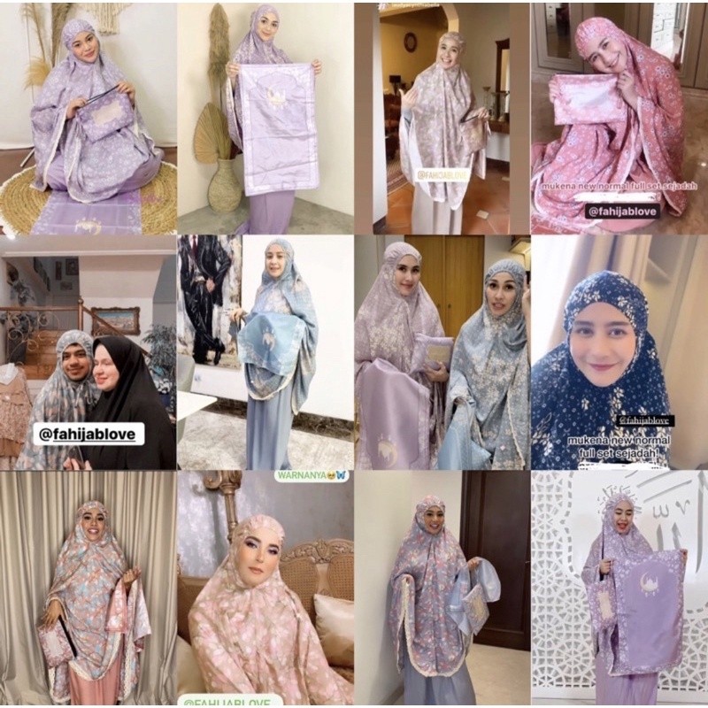 [BEST DEAL] LIVE FULLSET SAJADAH DIVA ORCHID FIORE MUKENA FAHIJABLOVE Mukena katun rayon traveling