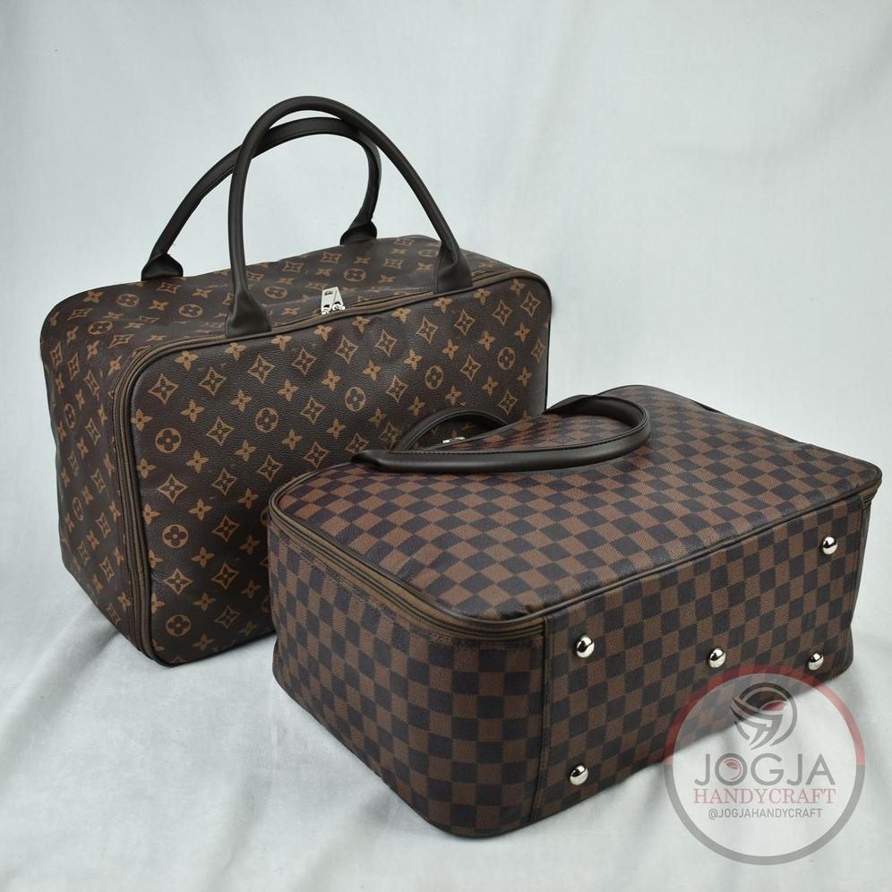 READYYY TRAVEL BAG TAS TENTENG TEMPAT BAJU BESAR MOTIF PREMIUM