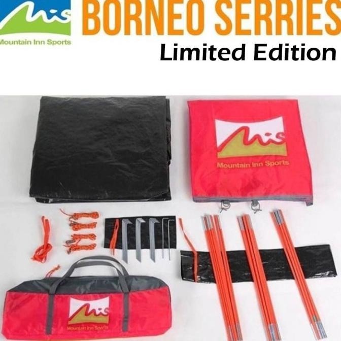 Tenda MIS BORNEO 6 Mountain Inn Sports / Tenda Camping Dome 6 Orang