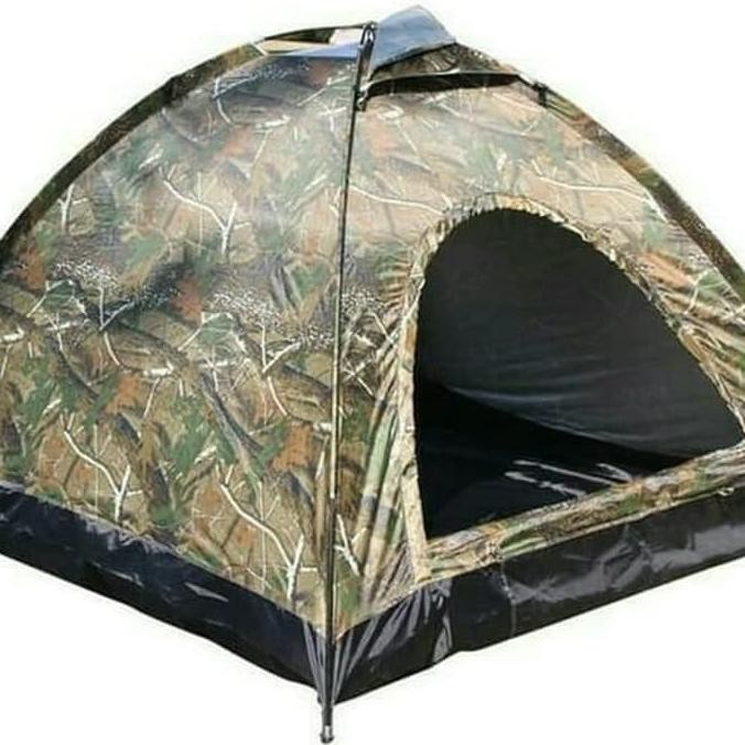 Tenda camping ultralight 2/3 orang warna LORENG