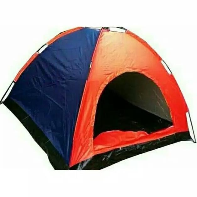 tenda camping dan hiking hyu kap. 4, single layer, waterproof