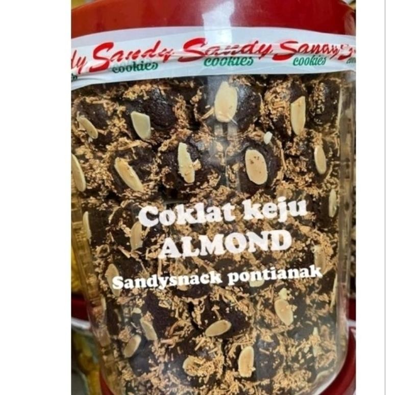 Diskon Sandy Cookies Coklat Keju Almond 500Gram