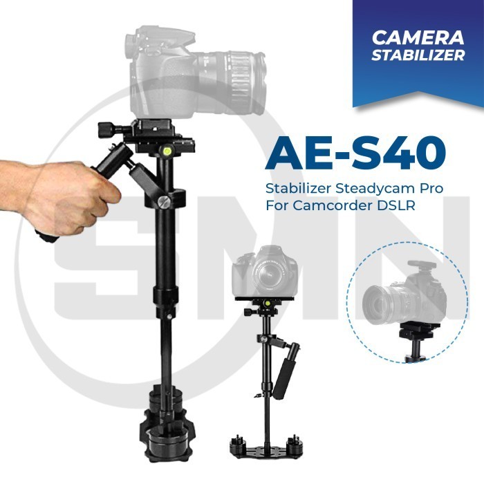 Steadycam Ae S40 Glidecam Steadicam Stabilizer Flycam Gimbal Kamera Termurah Terlaris Promo