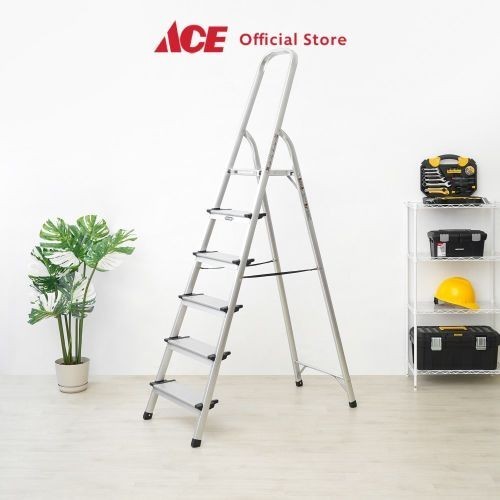 Ace - Krisbow Tangga Lipat Aluminium 6 Wide Step