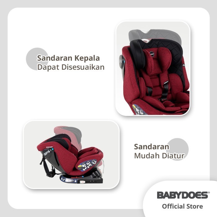Carseat Babydoes Ch 8749 Free Rotate 360