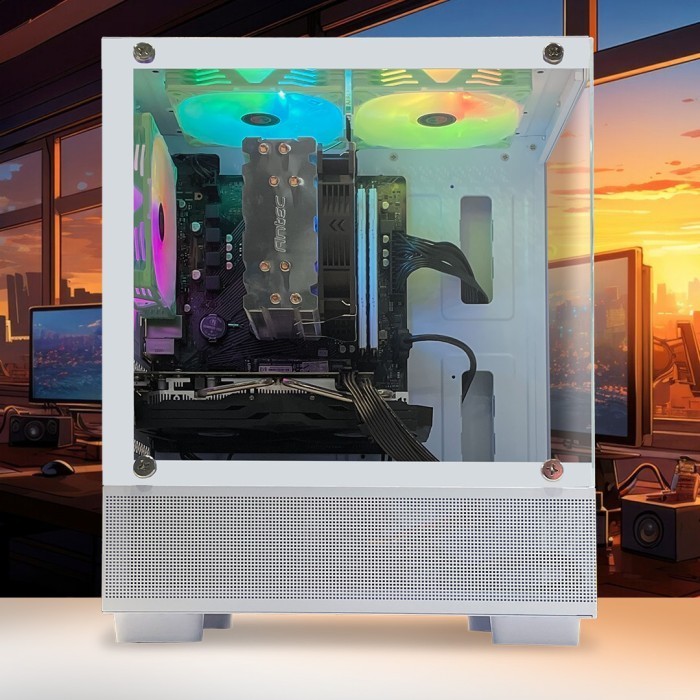 Pc Rakitan Ek Gaming Battleconceptor - Ryzen 5 Rx 580 Enter Komputer