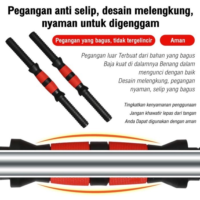 Ebuy Dumbell Set 20Kg Barbel Set Dumbel Dumbell Alat Olahraga Rumahan