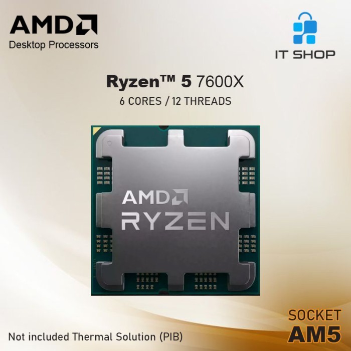 Processor Amd Am5 Ryzen 5 7600X