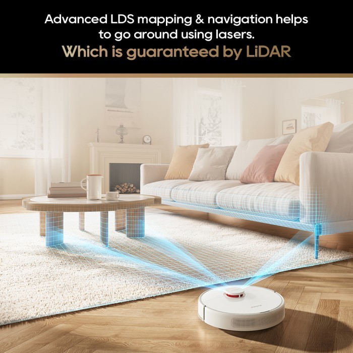Dreame D9 Max Robot Vacuum And Mop Lds Navigation Mobile App