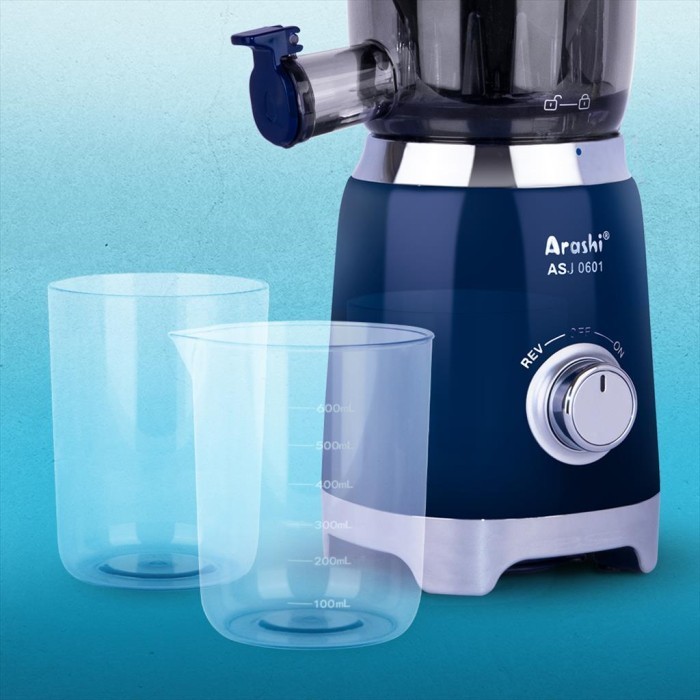 Arashi Slow Juicer Sj0601 / Asj-0601 Free Cup (100W) Garansi Resmi