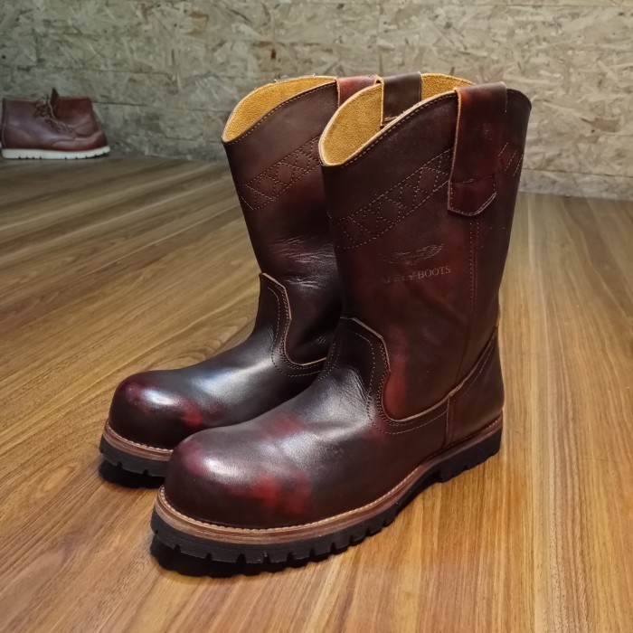 Long Safety Boots Model Replika Redwing Pecos Xrider