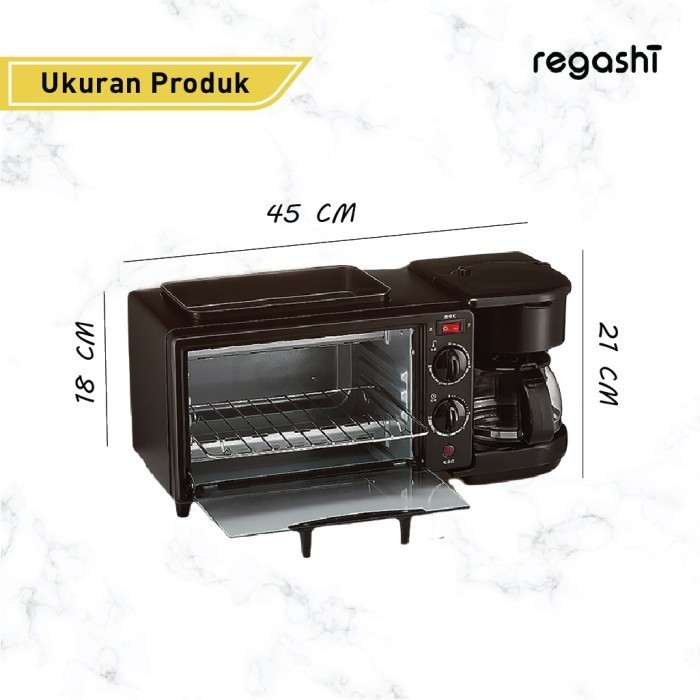 Regashi 3 In 1 Multifunction Electric Oven