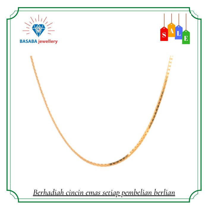 Kalung Italy Santa Emas Asli 375