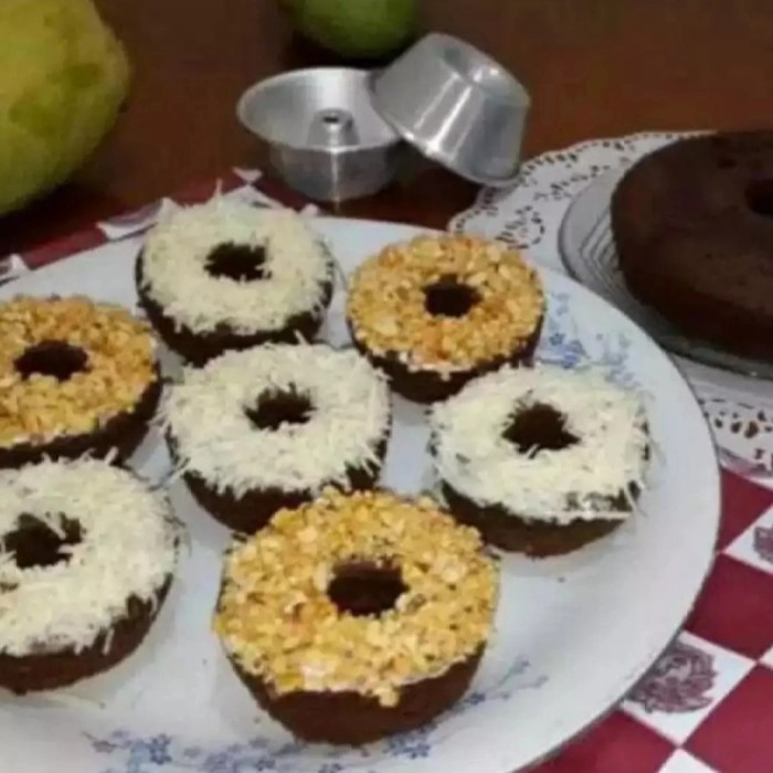 Ready oke] Loyang Bolu Tulban Mini Cetakan Pulde Cetakan Donat Mie Tanpa Sambung