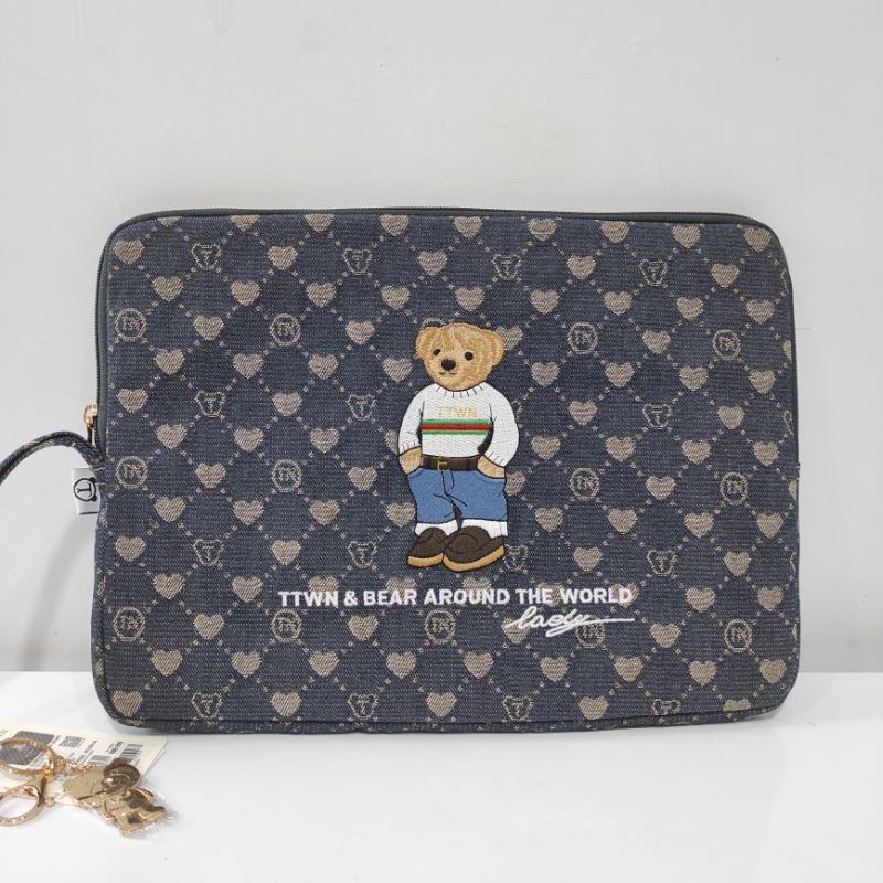 TTWN BEAR ORIGINAL TN3772 TAS CLUTCH TERBARU - TAS TTWN BEAR