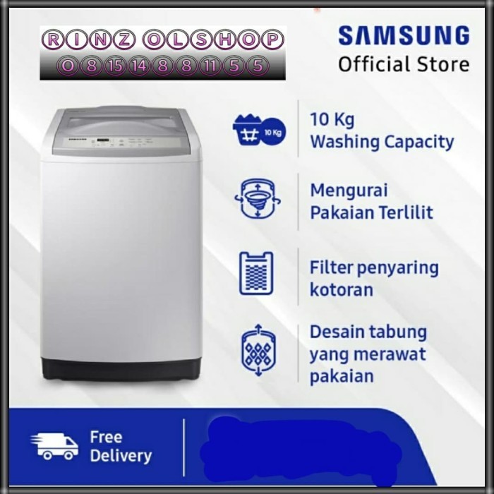 Mesin Cuci Top Loading 10Kg Samsung Wa10M5120Sg