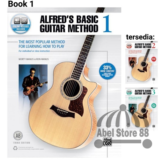 

Alfred'S Basic Guitar Method Book 123 - Buku Belajar Gitar Pemula