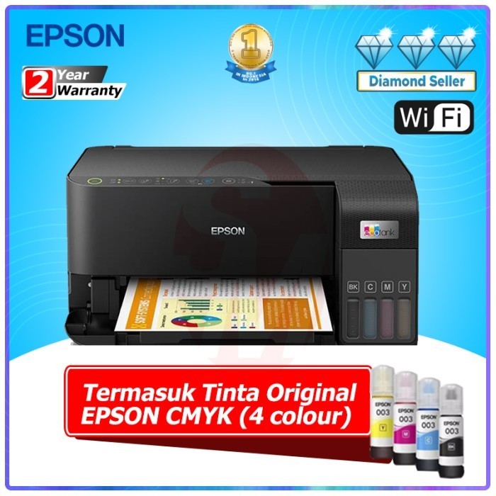 Printer Epson L 3550 Multifungsi Print Scan Copy Wireless