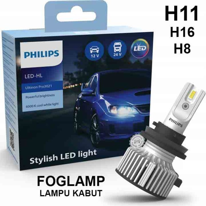 Paket 2 Set Led Honda Mobilio H4 + H11 Philips Ultinon Pro3021