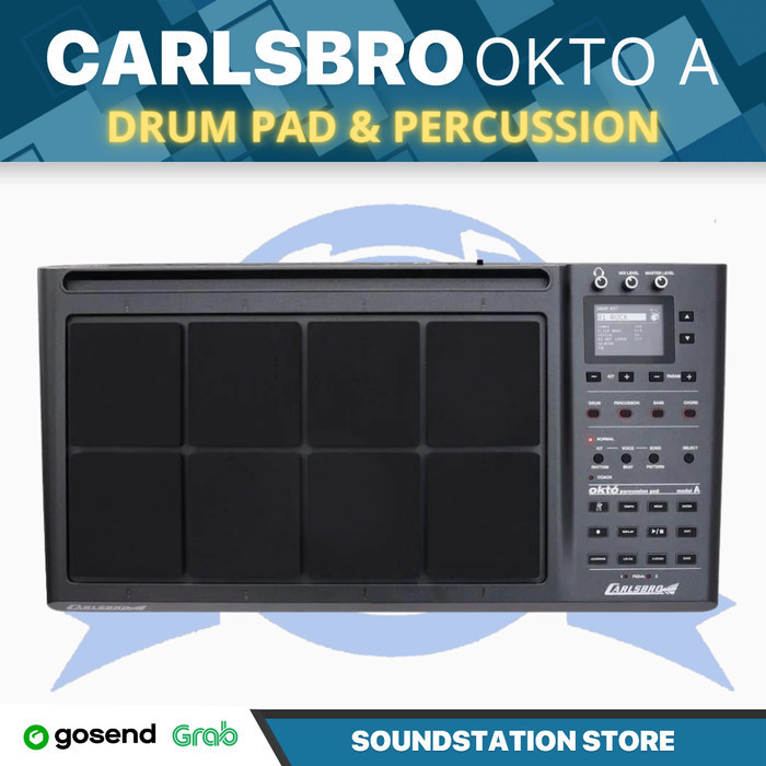 Carlsbro Okto A Drum Pad & Percussion - Pad Perkusi Drum Elektrik