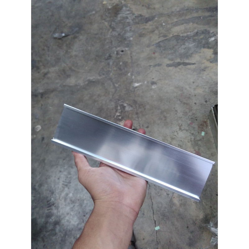 

BEBAS ONGKIR - Alumunium sliding / alumunium papan nama geser